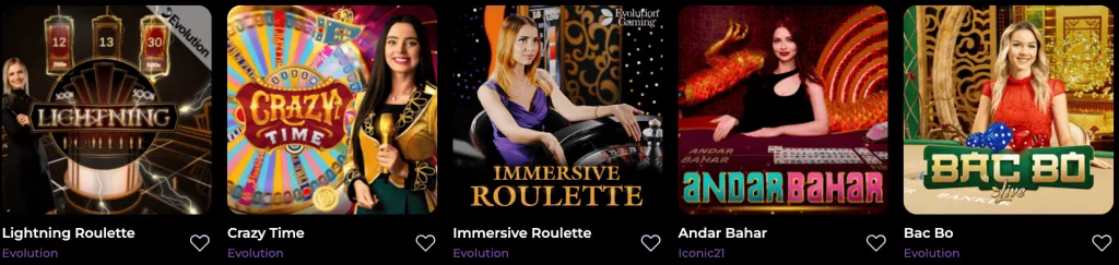 Casinò live Spinmama Casino