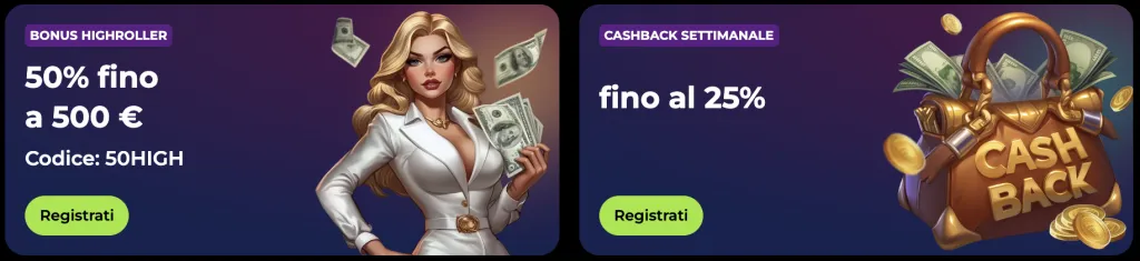 Offerte ricorrenti e VIP Spinmama Casino
